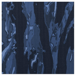 Tecido desvanecido de Camo da listra azul