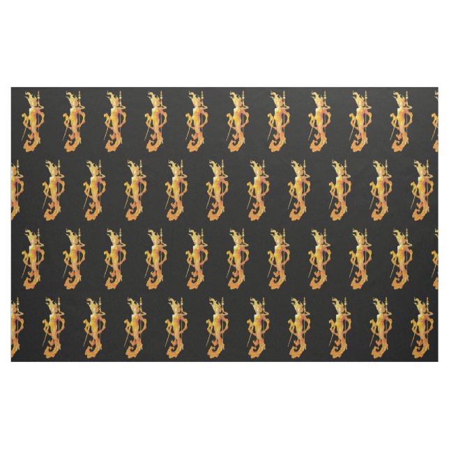 Tecido Deusa do Guerreiro do ouro Thunder_Cove (Fat Quarter)