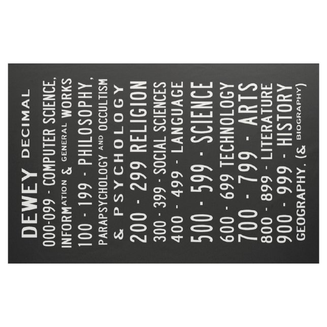 Tecido Dewey Decimal Busroll - Gordura Quarter (Fat Quarter)