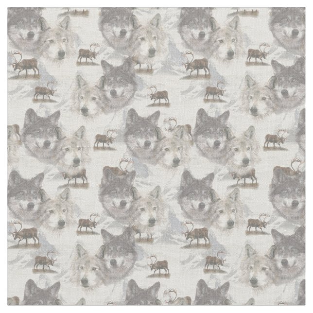 Tecido Dia da Vida Selvagem Canadiana (Detalhe)