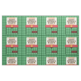 Tecido Dia de os pais Feliz