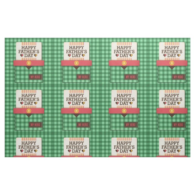 Tecido Dia de os pais Feliz (Fat Quarter)