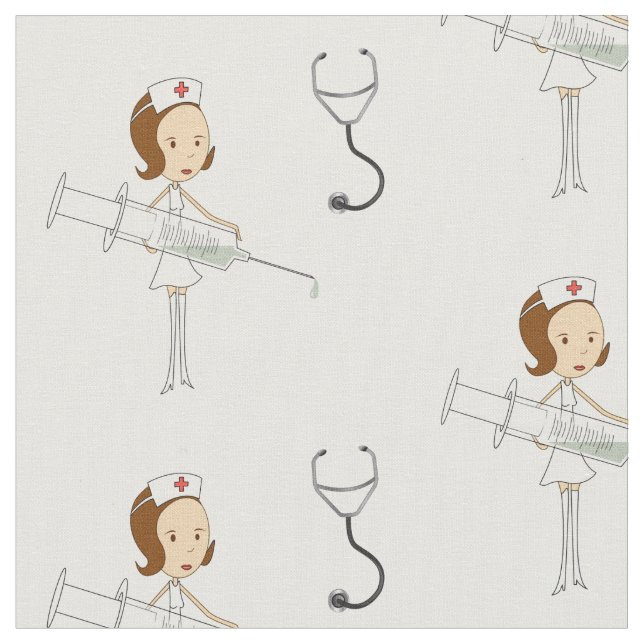 Tecido Dia Internacional das Enfermeiras (Detalhe)