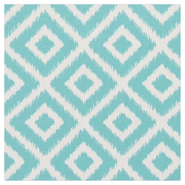 Tecido Diamantes Turquoise Ikat (Detalhe)