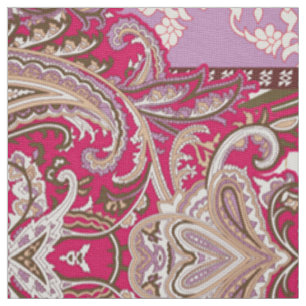Tecido Diamond Zigzag Têxtil Lavanda de Paisley