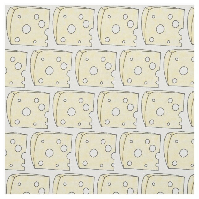 Tecido Diga Queijo Casamentos Amarelos Suíços Laticínios  (Modelo)