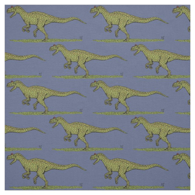 Tecido Dinossauro Jurássico Allosauro (Modelo)