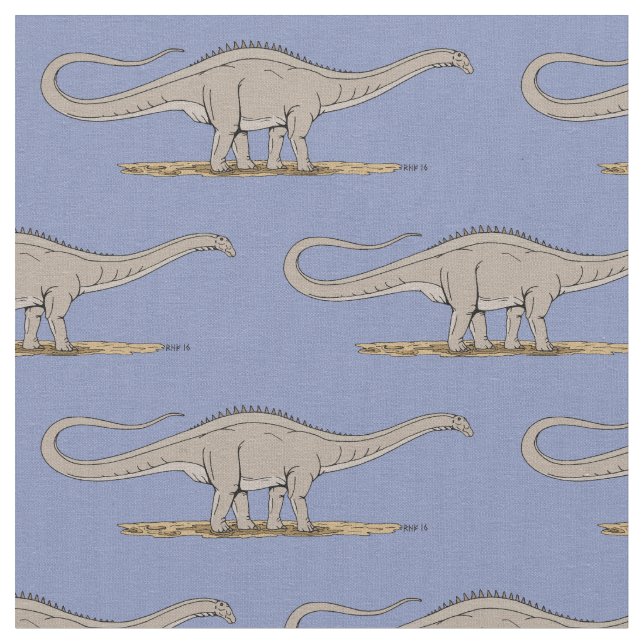 Tecido Dinossauro Jurássico Apatossauro (Detalhe)