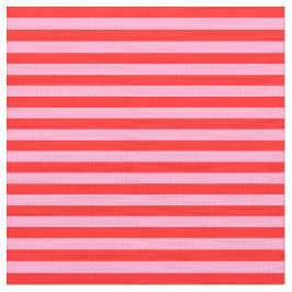 Tecido Diversão rosa de jardim vermelho