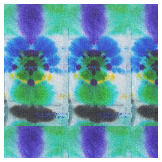 Tecido Djinn Tie-Dye Poderoso (Detalhe)