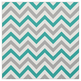 Tecido Dk Teal, Cinzas Dk, GV Branco Chevron ZigZag Sz6