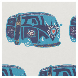 Tecido do algodão de Hippie Van Costume Penteado