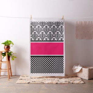 tecido do amortecedor rosa quente