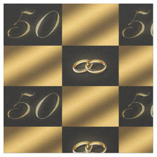 tecido do aniversário de 50 anos!