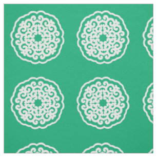 Tecido Do ~ asiático de Mandalla dos humores do jade