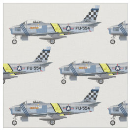 Tecido do avião de combate F86