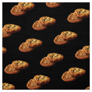 Tecido do biscoito dos pedaços de chocolate