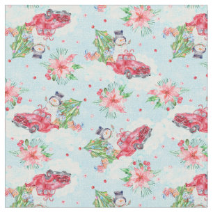 Tecido do Caminhão de Natal Festivo