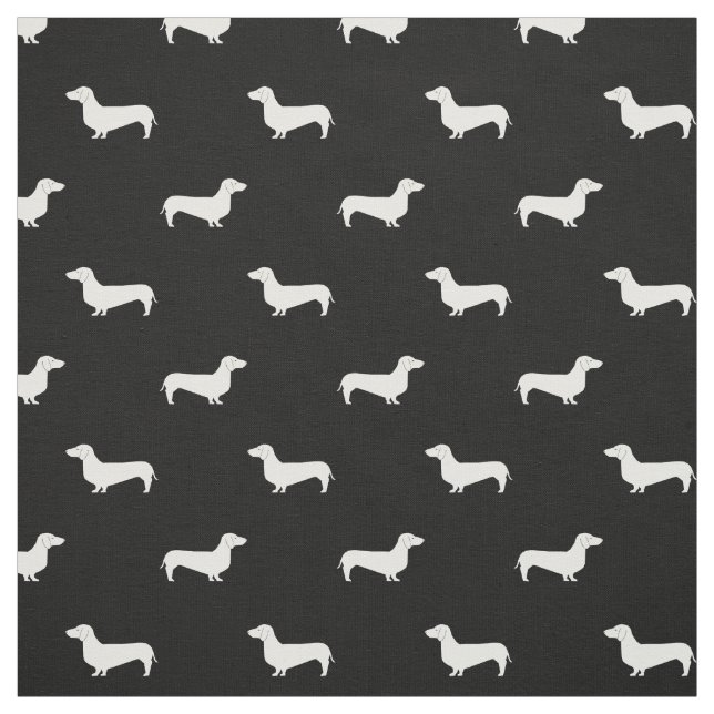 Tecido do cão da silhueta de Doxie - tecido do (Modelo)