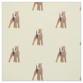 Tecido do cão de Airedale Terrier