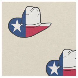 Tecido do chapéu de vaqueiro da bandeira de Texas