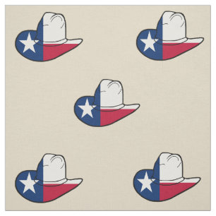 Tecido do chapéu de vaqueiro da bandeira de Texas