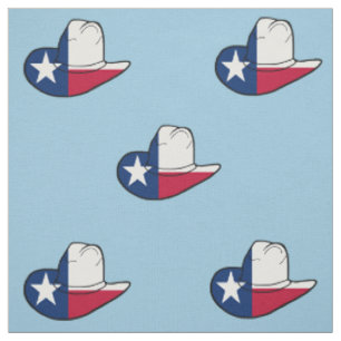 Tecido do chapéu de vaqueiro da bandeira de Texas