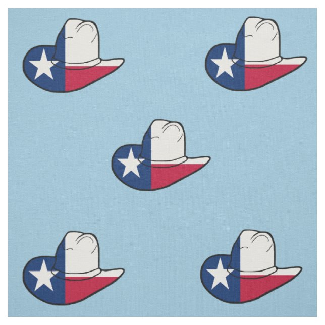 Tecido do chapéu de vaqueiro da bandeira de Texas (Modelo)