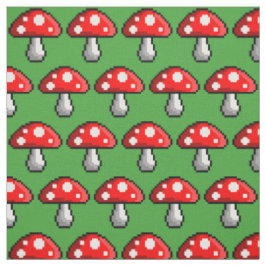 Tecido do cogumelo do pixel