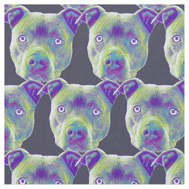 Tecido do costume do cão de Pitbull (Detalhe)