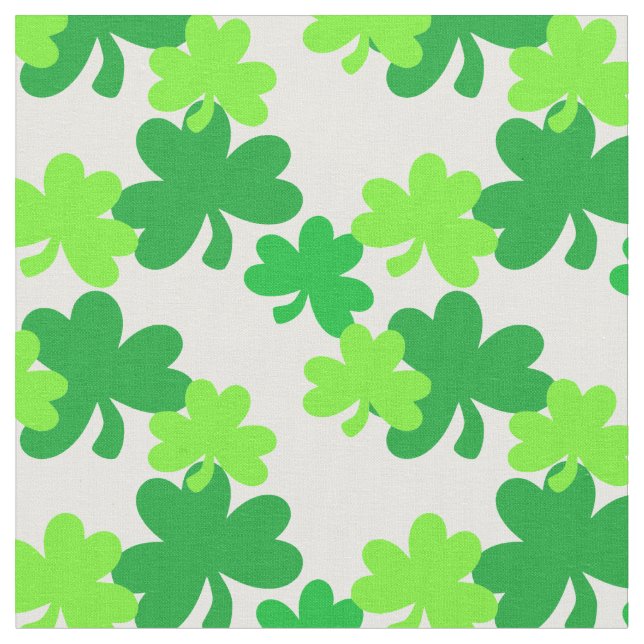 Tecido do dia de St Patrick verde-claro dos trevos (Detalhe)