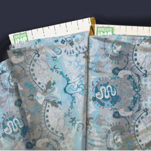 Tecido do Dragon Damask do Sinalizador do Orgulho 