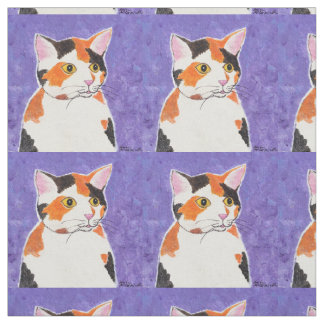 Tecido do gatinho da chita