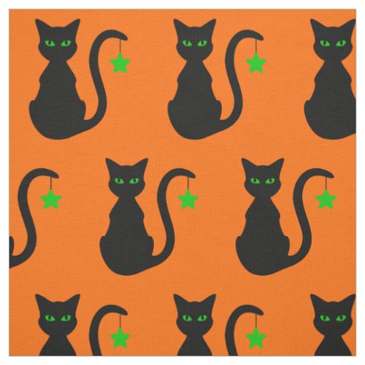 Caderno de capa macia com desenho de gato preto para Halloween com silhueta  de animal