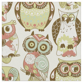 Tecido do Grupo Pastel Owl