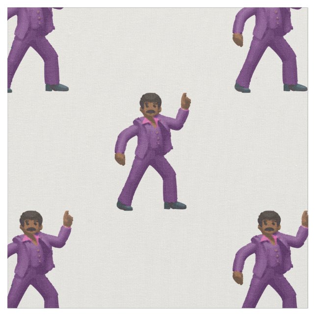 Tecido do Homem Dançante Emoji (Detalhe)