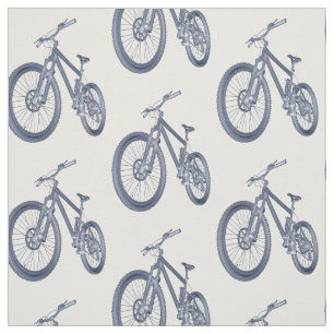 Tecido do impressão da bicicleta do tema do ciclo