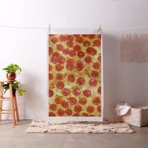 Tecido do impressão da pizza