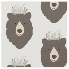 Tecido do impressão do urso