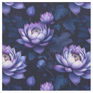 Tecido do Jardim Noturno do Lotus