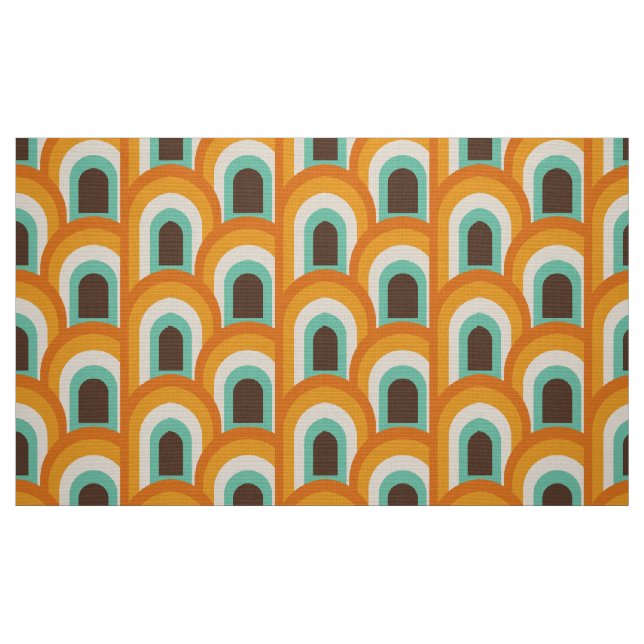 tecido do Meio século de anos setenta (Fat Quarter)