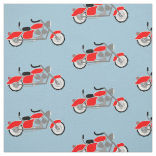 Tecido do motivo da motocicleta dos meninos