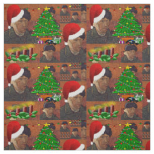 tecido do Natal de Van Gogh