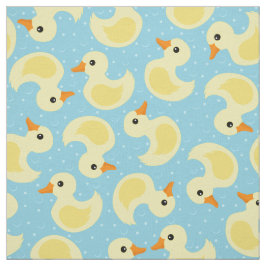 Tecido do padrão de patos de borracha