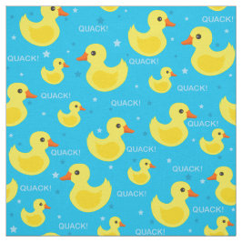 Tecido do padrão de patos de borracha