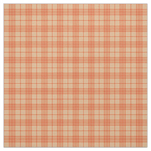 Tecido do Padrão Laranja Claro do Tartan