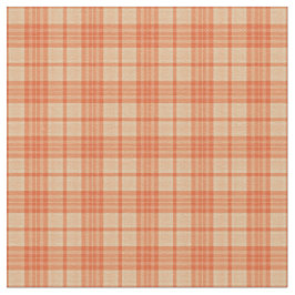 Tecido do Padrão Laranja Claro do Tartan