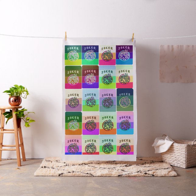 Tecido do palhaço do Mah Jongg (In Situ)