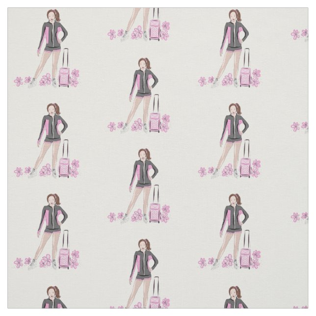 Tecido do patinagem artística (Modelo)