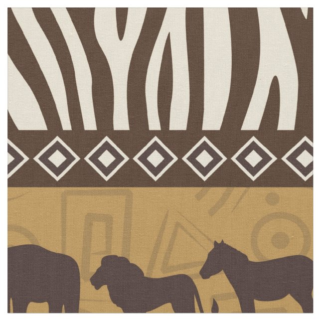 Tecido do safari de Afrikan (Detalhe)